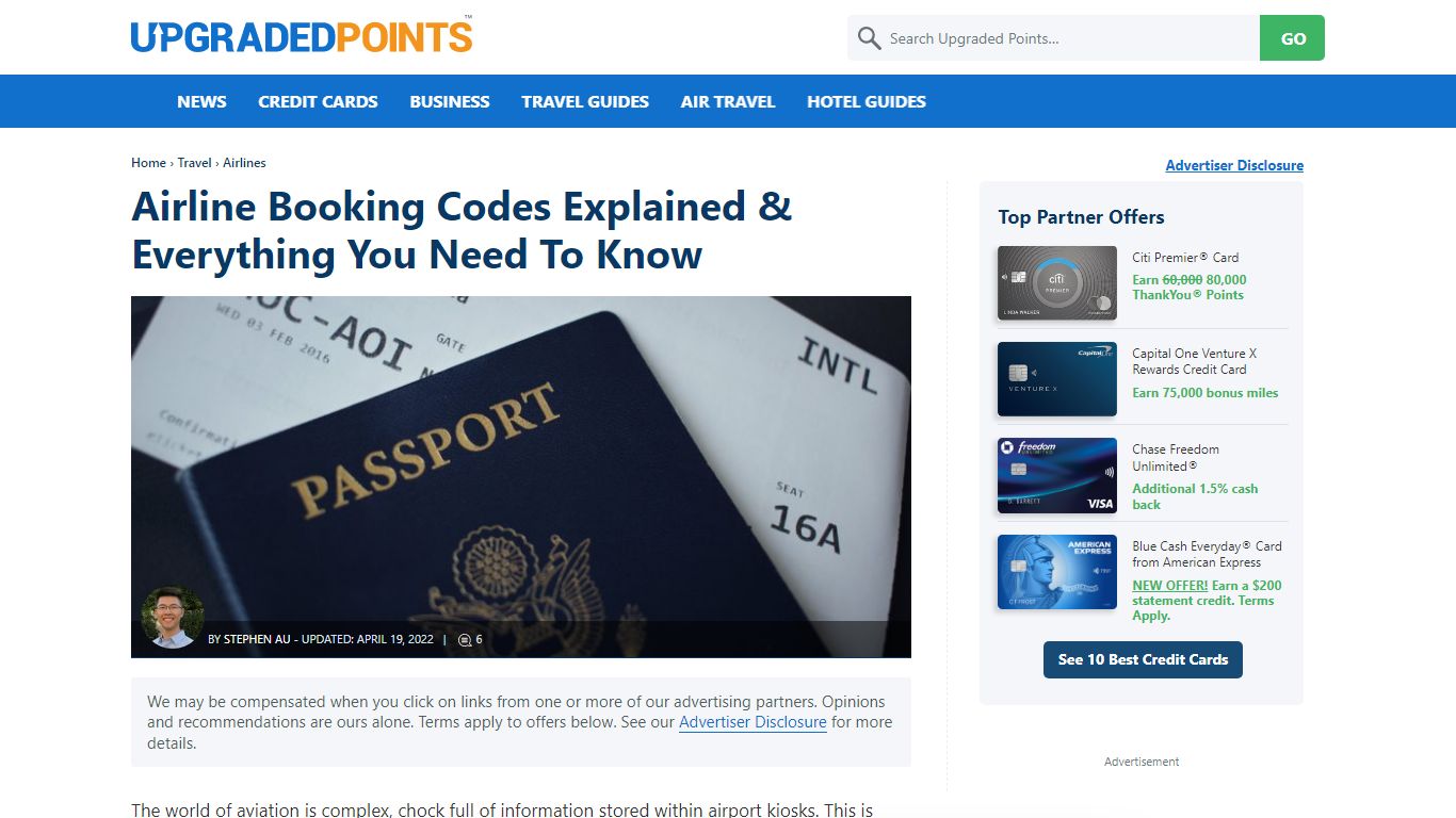 Airline Booking Codes Explained - All You Need To Know [2022]